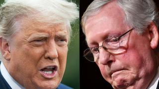 Donald Trump pide a republicanos a echar a Mitch McConnell como su líder en el Senado 