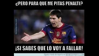 Lionel Messi es víctima de memes por fallar penal en Champions