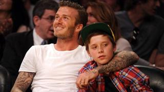 David Beckham y su hijo Brooklyn ilesos tras accidente en auto