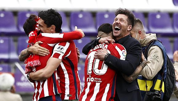 Diego Simeone y su emotivo mensaje tras conseguir el campeonato de LaLiga Santander. (Foto: REUTERS)