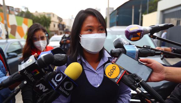Keiko Fujimori es acusada de lavado de activos y otros delitos. La Fiscalía ha solicitado 30 años y 10 meses de prisión en su contra. (Foto: Hugo Curotto / @photo.gec)
