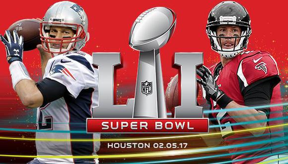 Patriots vs. Falcons: día, hora y canal del Super Bowl 2017
