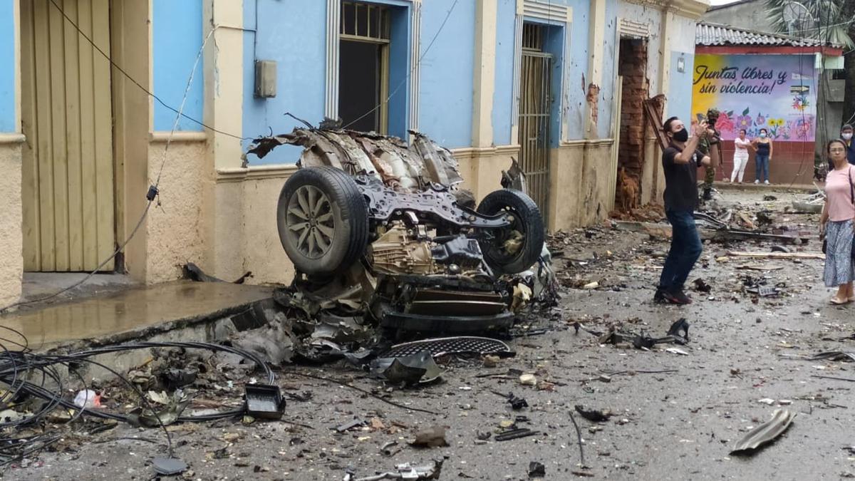 Colombia: 43 heridos deja atentado con coche bomba y el presidente Iván Duque culpa a exguerrilleros de las FARC | MUNDO | EL COMERCIO PERÚ
