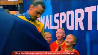 Zlatan Ibrahimovic: la increíble reacción de dos niños al verlo