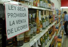 ¿Cuándo y a qué hora inicia la ley seca y cuál es la multa por no cumplirla?