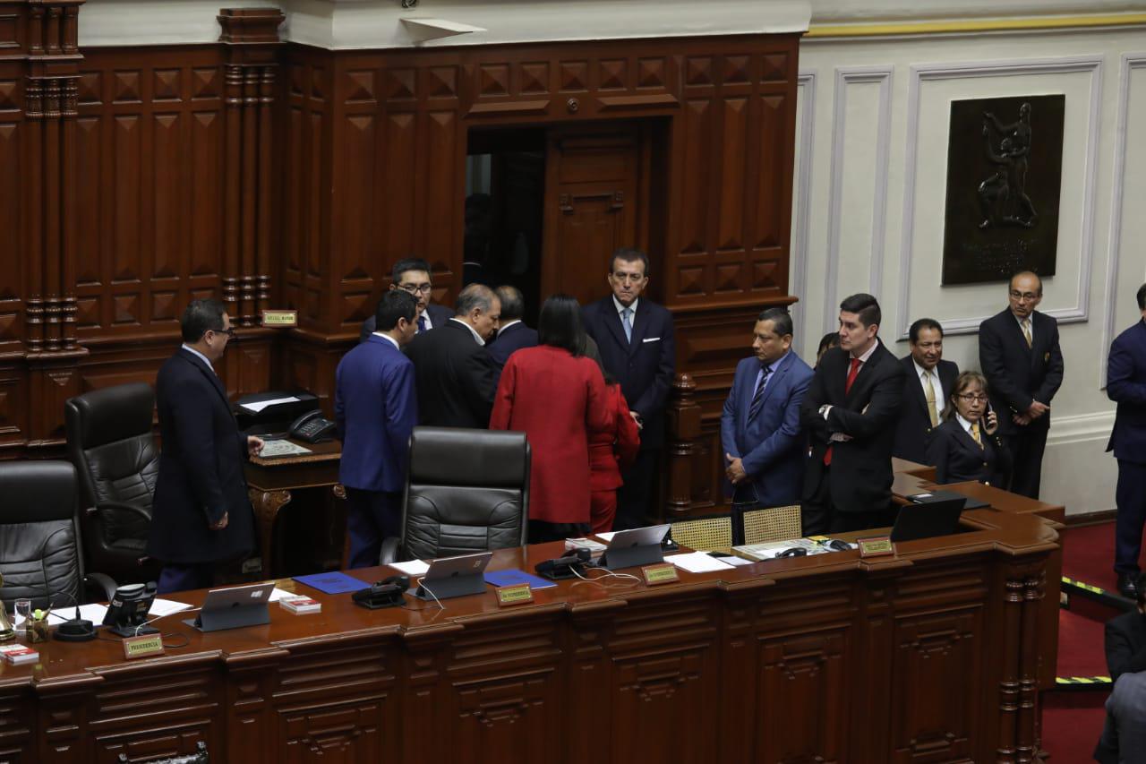 Durante la sesión de este lunes, se generaron una serie de incidentes en el Congreso. (Fotos: Anthony Niño de Guzmán/GEC)