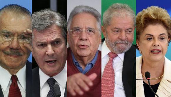 Cinco ex presidentes de Brasil involucrados en Caso Odebrecht