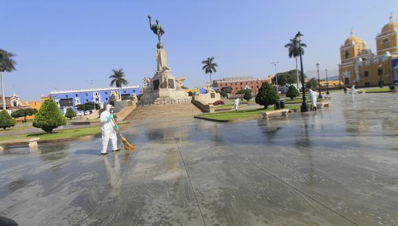 Plaza de Armas de Trujillo. (Foto referencial: archivo GEC)