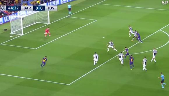 Barcelona vs. Juventus: Lionel Messi anotó golazo a Buffon [Foto: Captura]