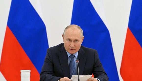 El presidente ruso Vladimir Putin. (Foto de Maksim BLINOV/POOL/AFP)