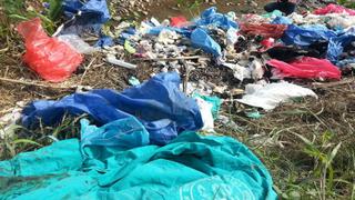 ¿Quién botó residuos médicos a la ribera del Chillón? La empresa se defiende