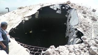 Arequipa: reservorio de agua dañado arriesga salud de vecinos