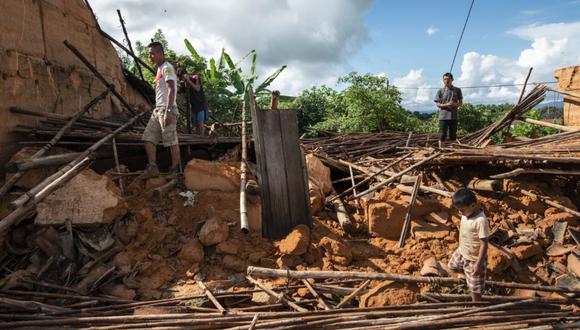 Según el reporte del COEN, el sismo en Loreto dejó 228 viviendas inhabitables y 284 viviendas afectadas. (GEC)