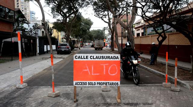 San Isidro: inició la mejora de vías aledañas a El Olivar - 1