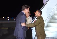Zelensky llega a Canadá y es recibido por Justin Trudeau