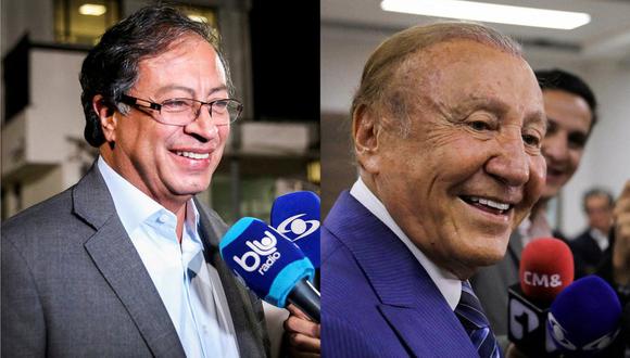 Gustavo Petro y Rodolfo Hernández disputan la segunda vuelta presidencial en Colombia. (Reuters).