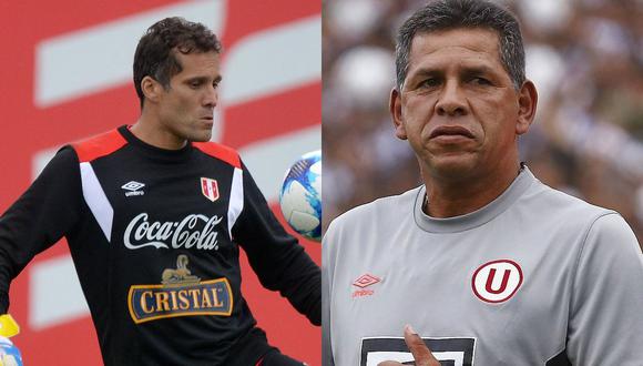 Leao Butrón jugó hasta el 2020 y se retiró en Alianza Lima, mientras que el Puma Carranza defendió la camiseta de la Universitario hasta el 2004. (Fotos: AFP/ElComercio)