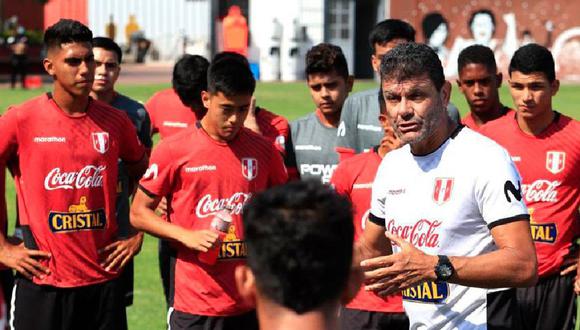 Gustavo Roverano dejará de ser entrenador de la selección peruana Sub-20. (Foto: @SeleccionPeru)