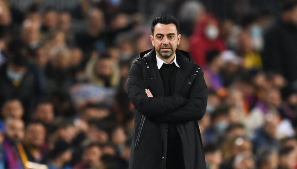 Xavi Hernández analizó el empate Barcelona vs. Eintracht Frankfurt en Europa League. (Foto: EFE)