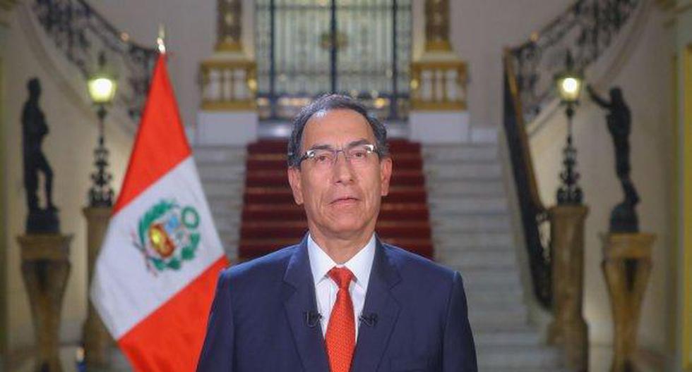 Martín Vizcarra dio mensaje a la Nación. (Foto: Presidencia)