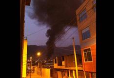 Bomberos controlaron incendio en San Juan de Lurigancho