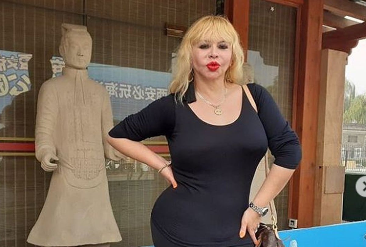 Susy Díaz durante uno de sus viajes (Foto: Instagram)