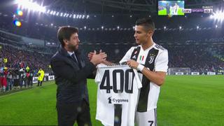 Cristiano Ronaldo, homenajeado por sus 400 goles en ligas europeas