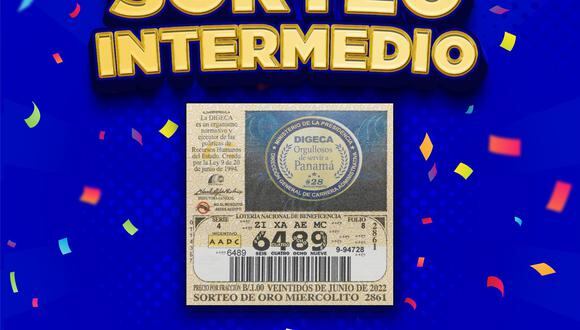 Sorteo Intermedio Miercolito del 22 de junio: números ganadores (Foto: Twitter/Lotería Nacional Panamá).