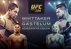VER UFC 234 EN VIVO: Whittaker vs Gastelum desde Melbourne, Australia |EN DIRECTO