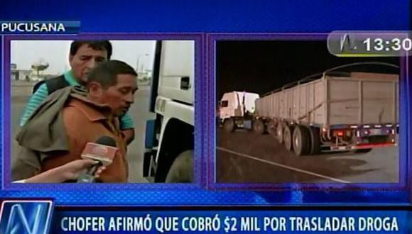 Pucusana: 129 kilos de droga halló la Policía en un camión que iba a Lurín