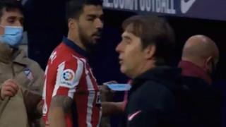 Luis Suárez y Julen Lopetegui tuvieron cruce de palabras en el Atlético de Madrid-Sevilla | VIDEO