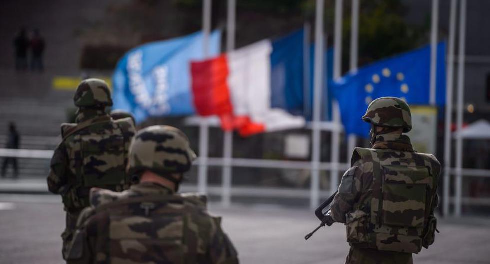 Soldados franceses en París (Foto: EFE)