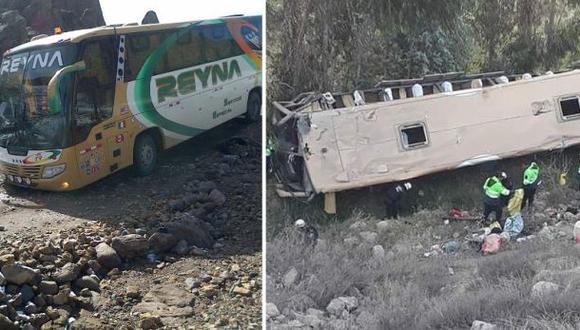 Un bus de la Empresa de Transportes Reyna protagonizó esta madrugada un trágico accidente cuando se dirigía de Cotahuasi hacia Arequipa. (Foto: referencial/cortesía)