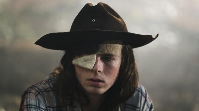 "The Walking Dead". Carl protagoniza las fotos lanzadas por Fox para promocionar el regreso de la serie. (Fuente: Difusión)