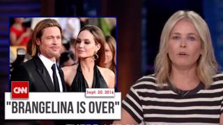 Chelsea Handler defiende a Brad Pitt y critica a Angelina Jolie