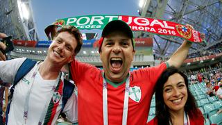 Uruguay vs Portugal: las postales de los hinchas en el estadio