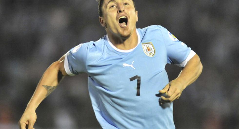 Cristian Rodríguez fue la figura del Uruguay vs Jamaica. (Foto: Getty Images)