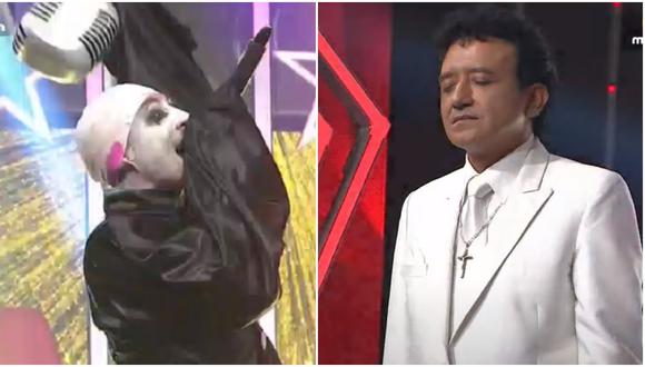 La final de "Yo Soy: Grandes Batallas" tuvo como finalistas a los imitadores de José José y Marilyn Manson. A la izquierda, Mike Bravo con su trofeo. (Foto: @yosoyperupaginaoficial)