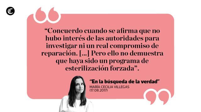 “En la búsqueda de la verdad”, por María Cecilia Villegas, sobre la polémica por las esterilizaciones forzadas durante el gobierno de Alberto Fujimori.
