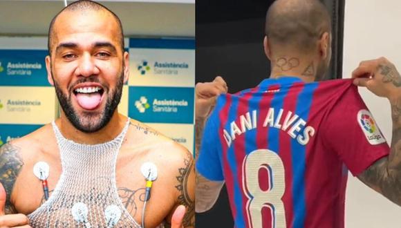 Dani Alves ya se puso a las órdenes de su entrenador Xavi Hernández. Foto: Barcelona redes