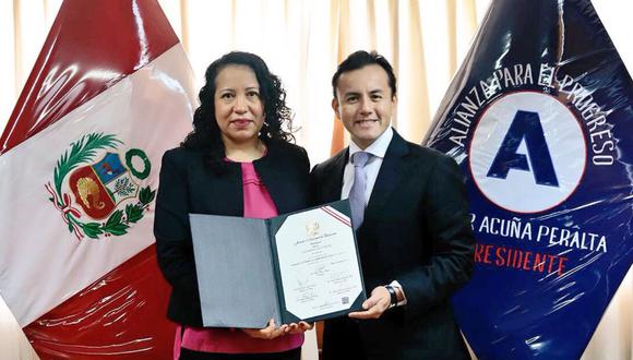 La nueva congresista es Luz Cruz Tévez, de Alianza Para el Progreso. (Foto: Difusión)