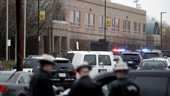 Tiroteo en escuela de Maryland: muere el atacante y hay 2 heridos graves. (AP).
