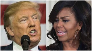 En un discurso, Donald Trump ataca ahora a Michelle Obama