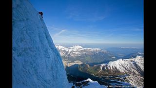 Los Alpes captados por un alpinista a 4 mil metros de altura