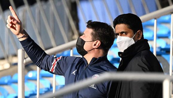 La UEFA estaría evaluando sancionar a Al-Khelaifi y Mauricio Pochettino. | Foto: AFP