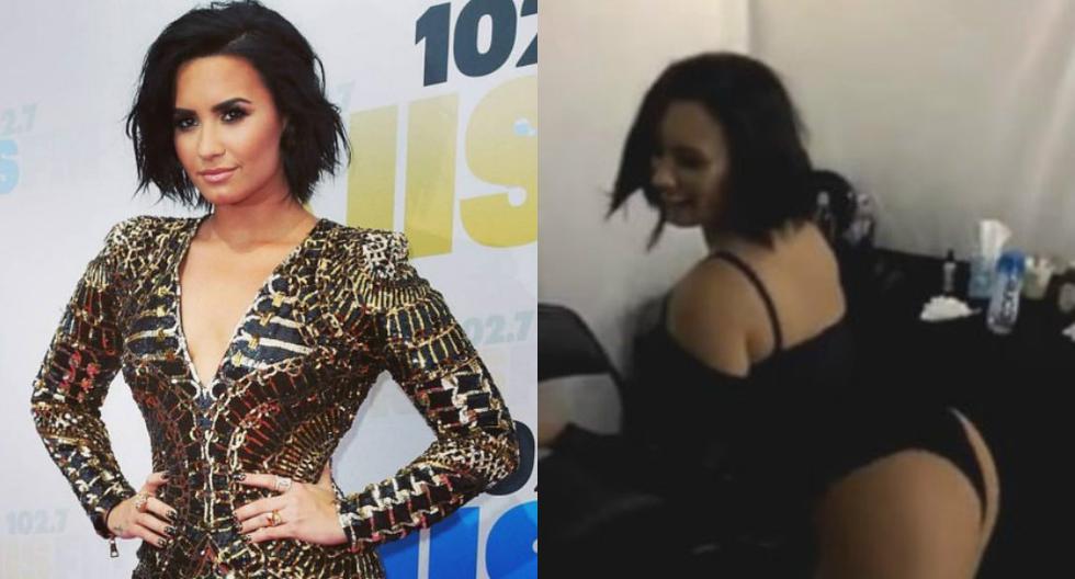 Demi Lovato volvió a mostrar su lado más sensual, esta vez con sexy video. (Foto: Instagram/ Captura Snapchat)