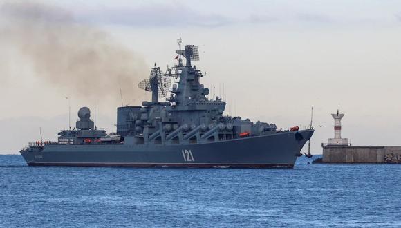 Un crucero de misiles guiados de Rusia navega en el Mar Negro. (Foto referencial, Reuters/archivo).