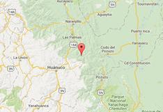 Huánuco: sismo de 4,2 grados asustó a ciudadanos en Panao