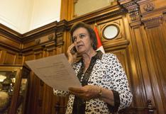 Fujimorista Luisa María Cuculiza se recupera de embolia pulmonar