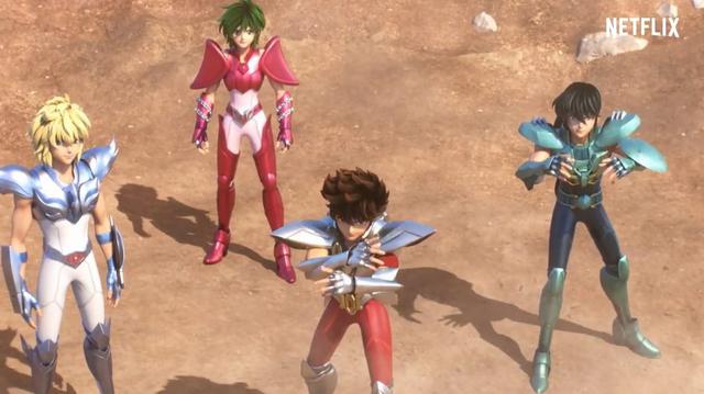 "Los Caballeros del Zodíaco: Saint Seiya" se reveló en un impresionante nuevo tráiler. Fotos: Netflix.